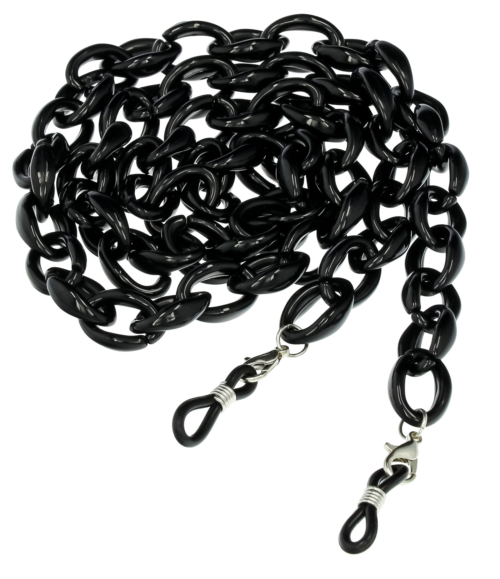 Brillenkette aus Acryl in schwarz